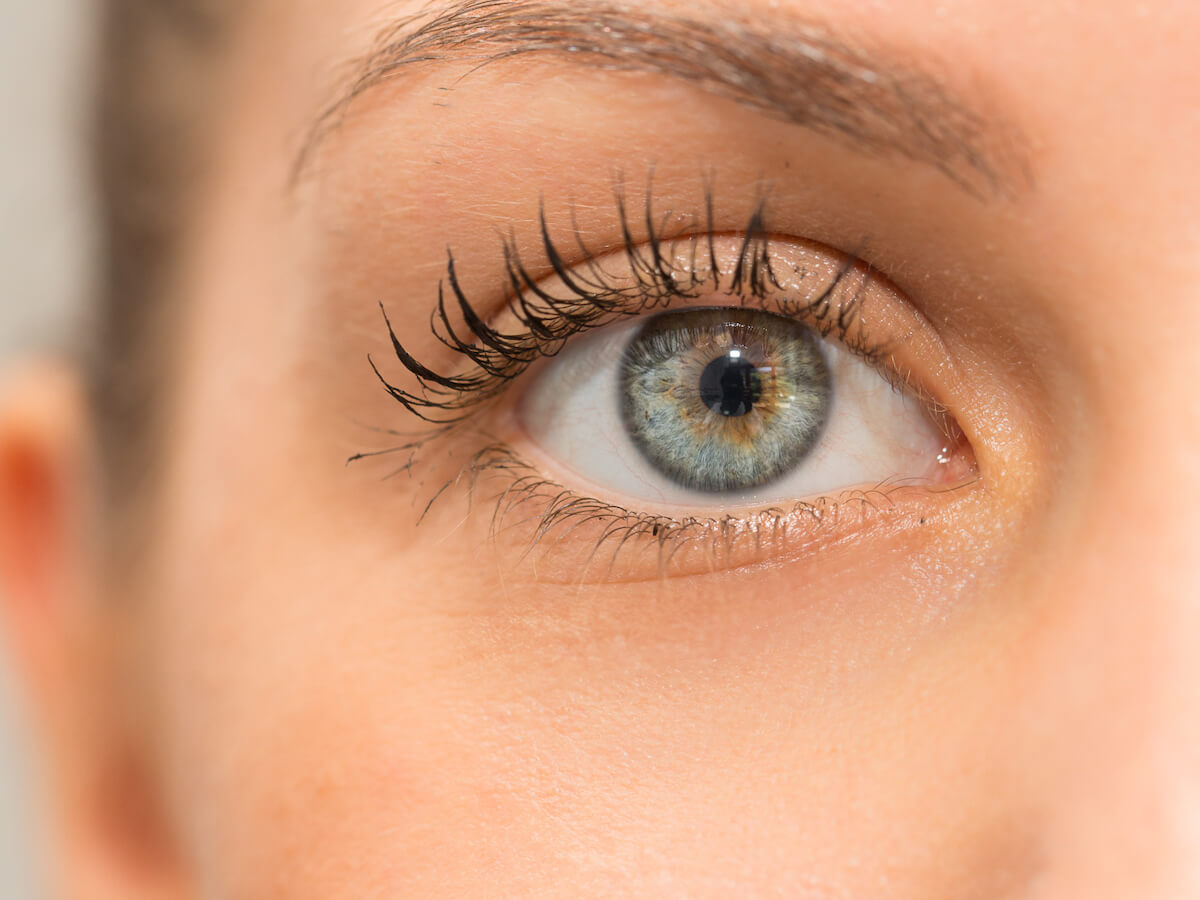 Closeup of a woman's eye